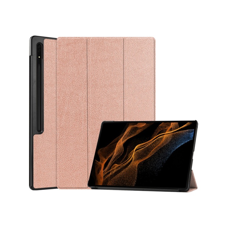 Протектор за Samsung Galaxy Tab S8 Ultra / S9 Ultra - Techsuit FoldPro - розово злато