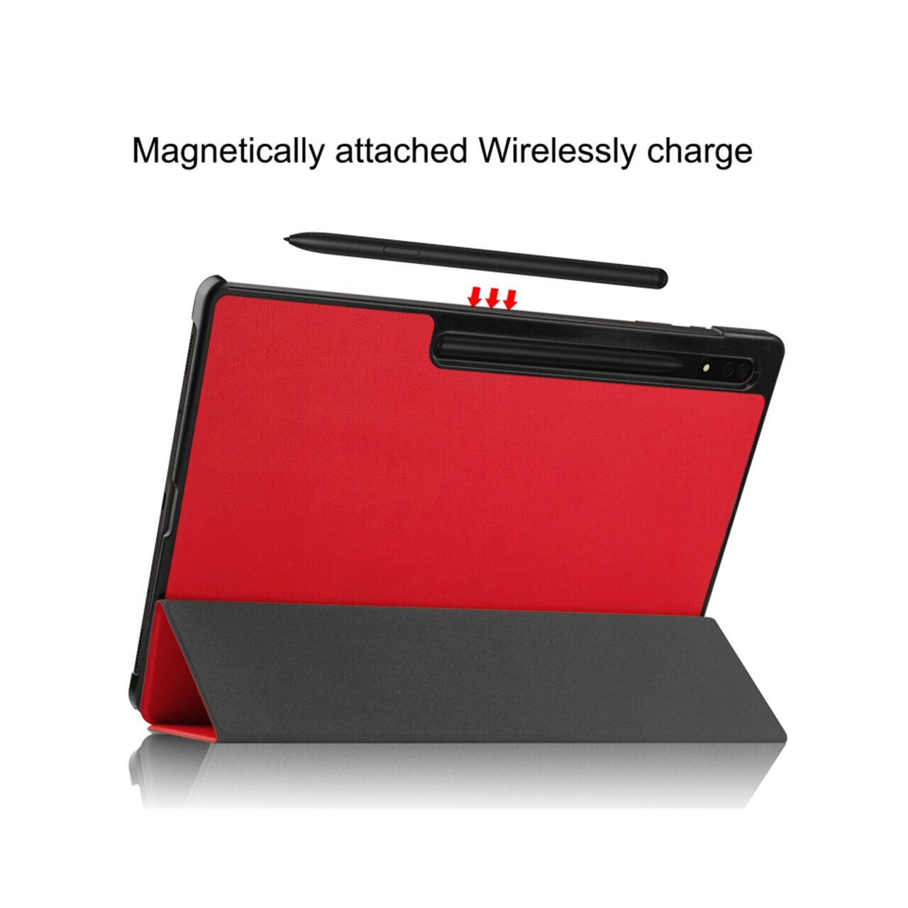 Husa pentru Samsung Galaxy Tab S9 Plus - Techsuit FoldPro - Red