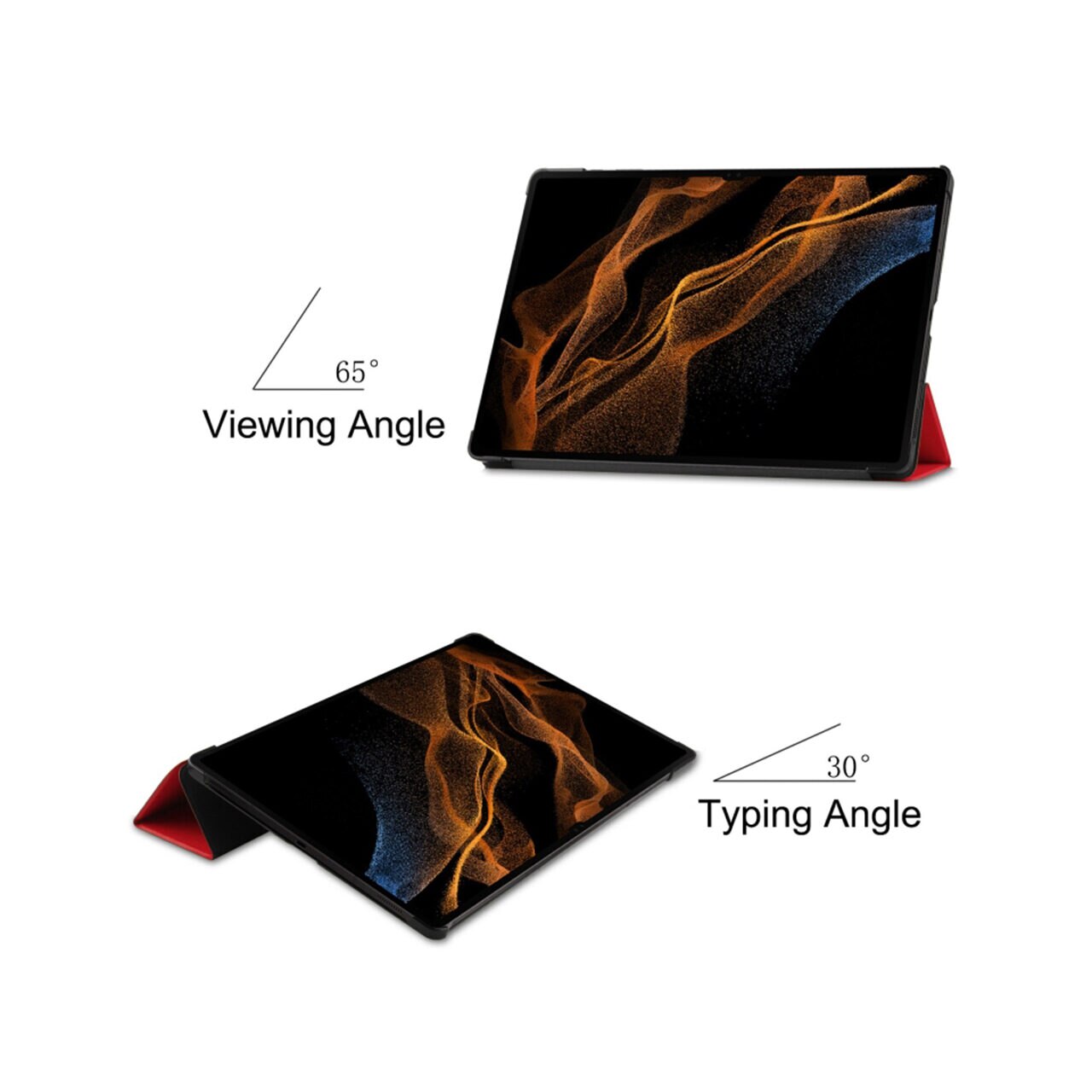 Husa pentru Samsung Galaxy Tab S9 Plus - Techsuit FoldPro - Red