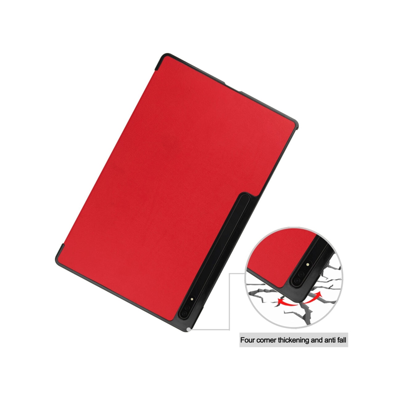 Husa pentru Samsung Galaxy Tab S9 Plus - Techsuit FoldPro - Red