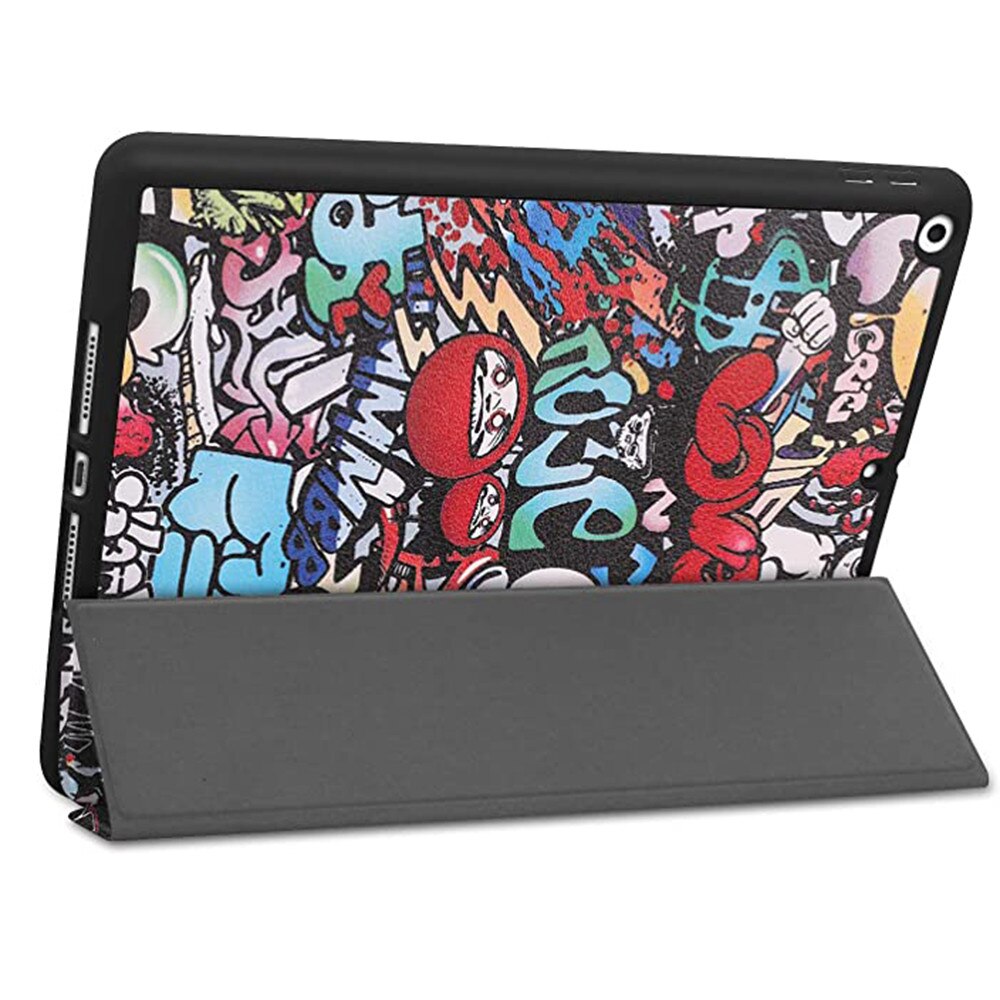 Husă pentru tabletă, Fold Pro, piele ecologică, protecție 360, iPad 7 10.2", multicolor