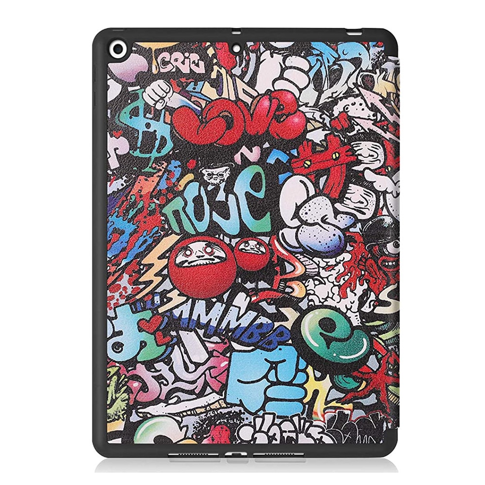 Husă pentru tabletă, Fold Pro, piele ecologică, protecție 360, iPad 7 10.2", multicolor