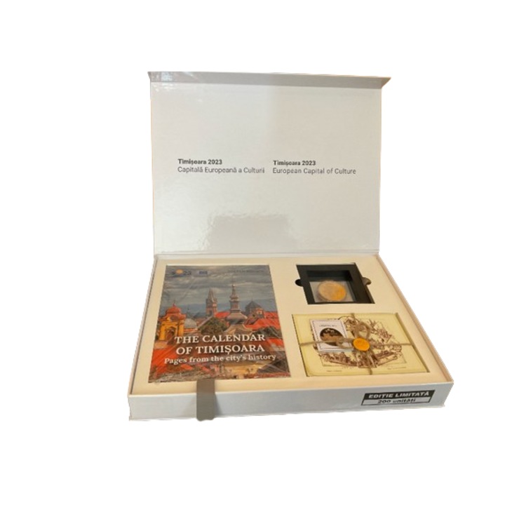 Carte tip Calendar Pachet de Lux CALENDARUL TIMISOREAN File din istoria orasului
