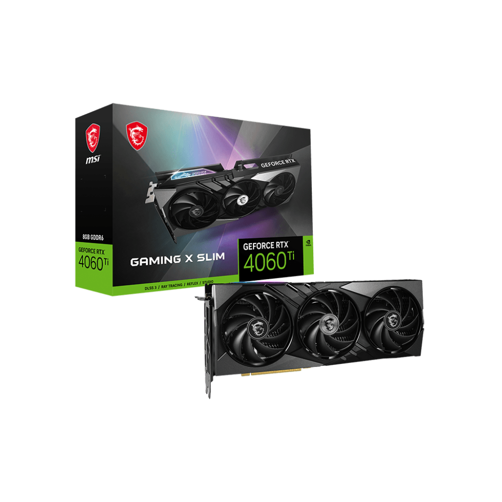 Placa video MSI GeForce RTX 4060 Ti GAMING X SLIM 8GB GDDR6 128