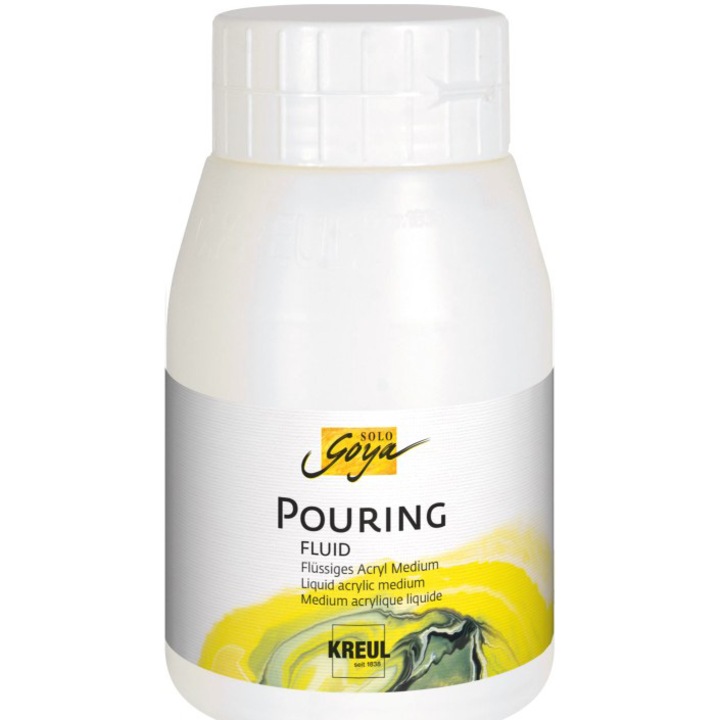 Lichid pentru fluidizarea vopselelor acrilice tehnica Pouring, Kreuk 500 ml