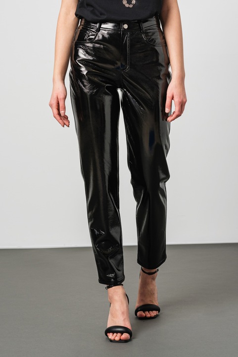 Liu Jo, Pantaloni cu aspect de vinil, Negru