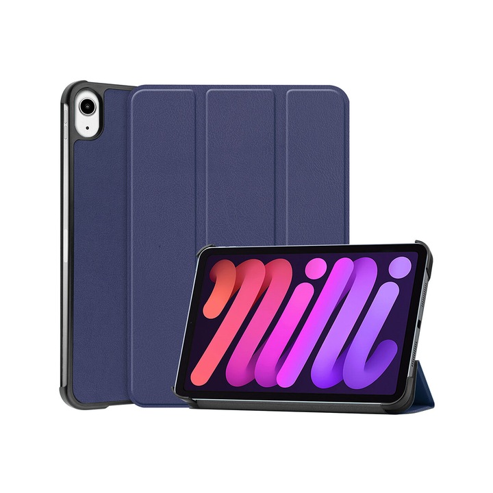 Flip borító iPad mini 6 (2021) Techsuit FoldPro Blue készülékhez