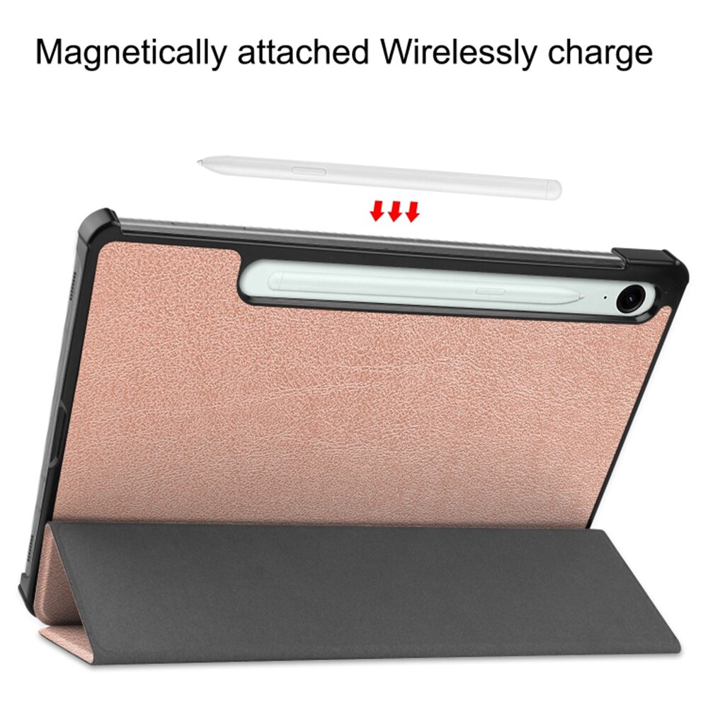 Husa pentru Samsung Galaxy Tab S9 / S9 FE, Techsuit FoldPro, Rose Gold