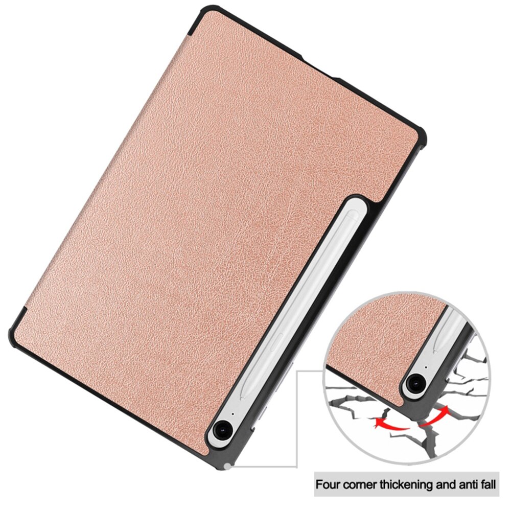 Husa pentru Samsung Galaxy Tab S9 / S9 FE, Techsuit FoldPro, Rose Gold