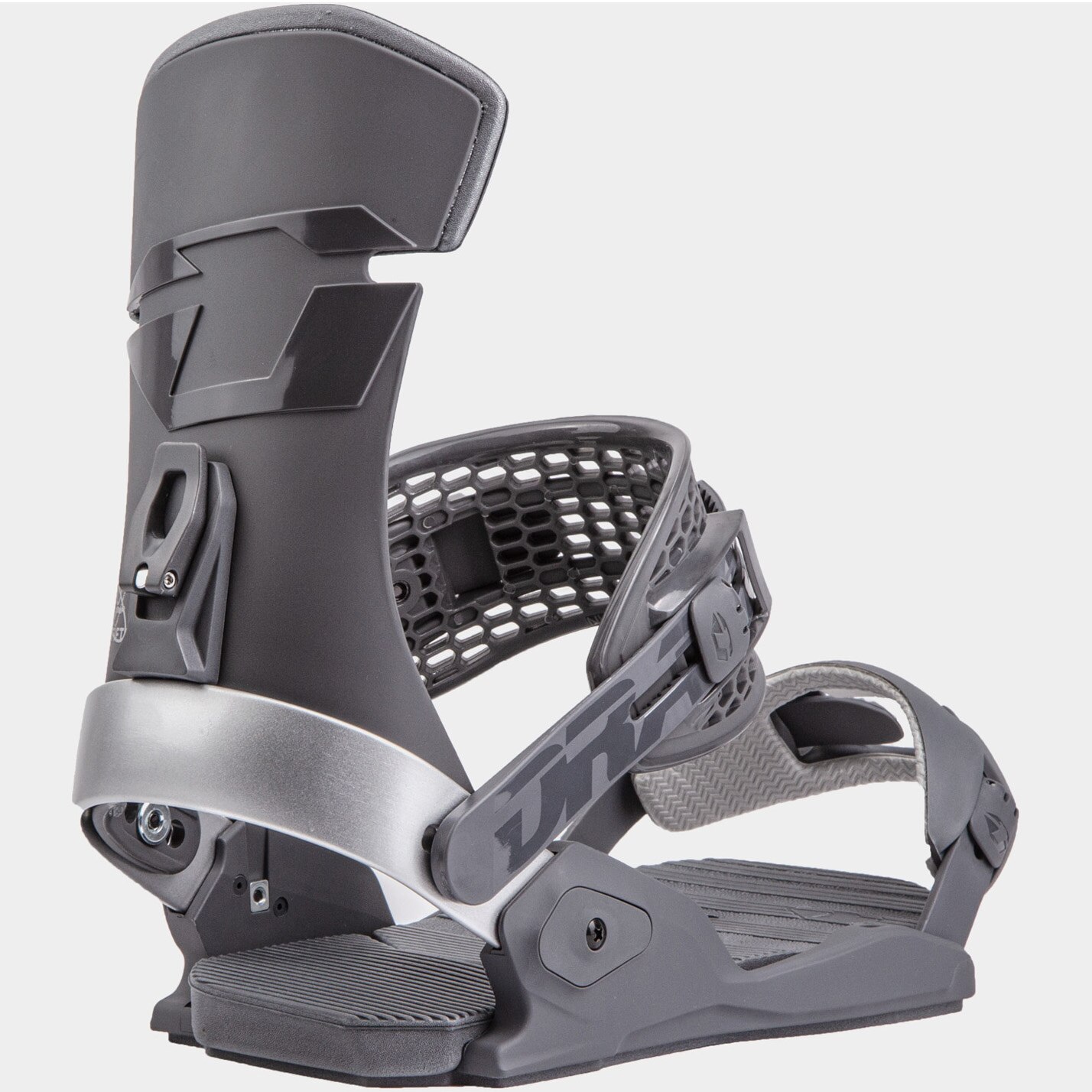 DRAKE FIFTY LTD ビンディング NARDO GRAY M Legaturi snowboard Drake Fifty, unisex, marime M, gri/argintiu