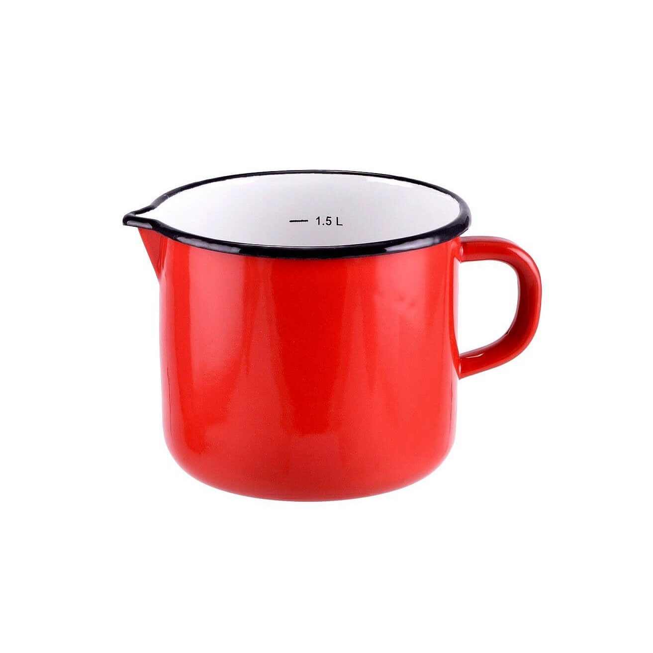Градуиран емайлиран чайник 1.5L - eMAG.bg