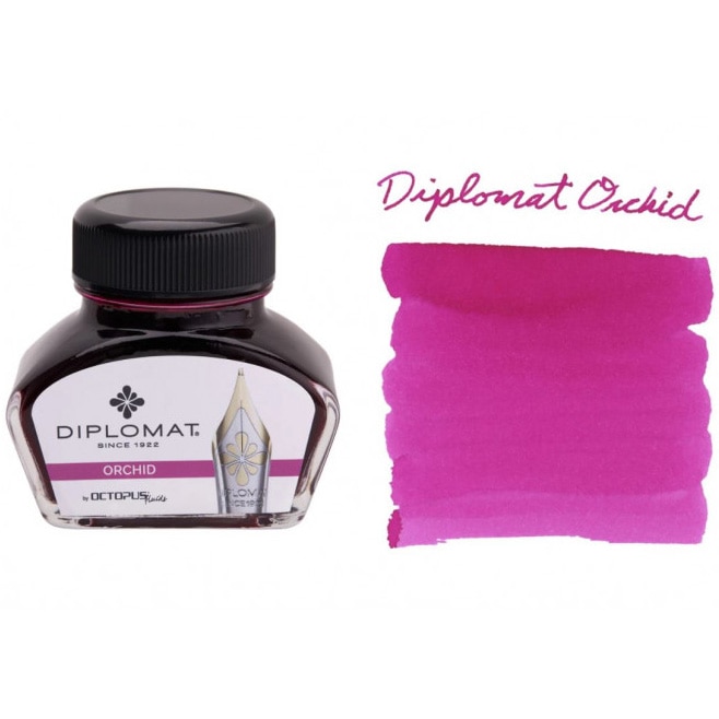 Encre Diplomat 30ml Brun Pin - Flacon Qualité Supérieure Pour Stylos Plume