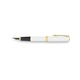 Stilou Diplomat Excellence A2, cu penita M, din otel inoxidabil - Pearl White Gold