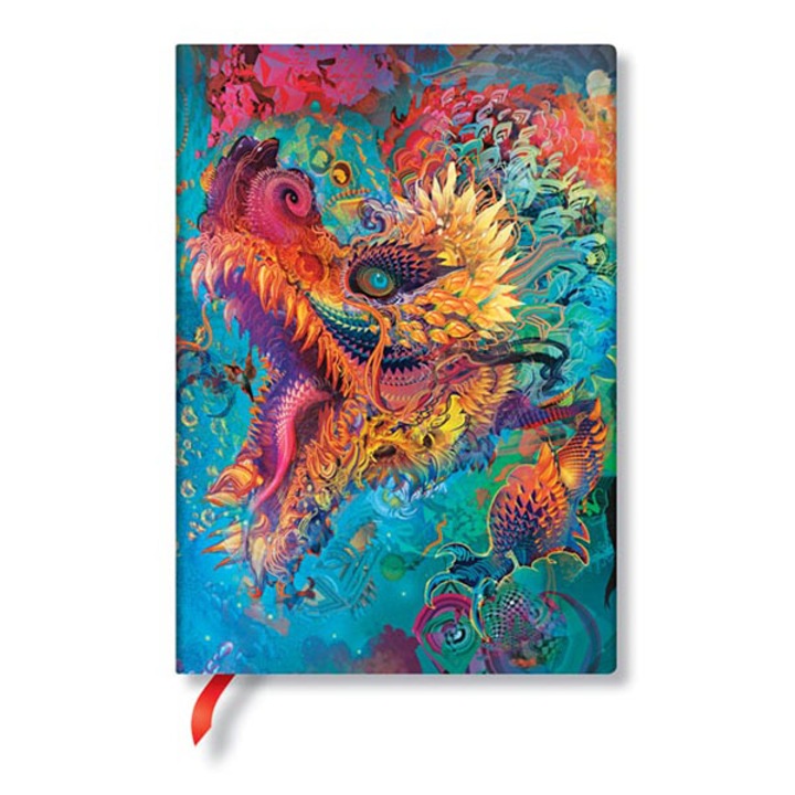 Agenda Paperblanks, 72 de coli, 13 x 18 cm, Dictando, Multicolor