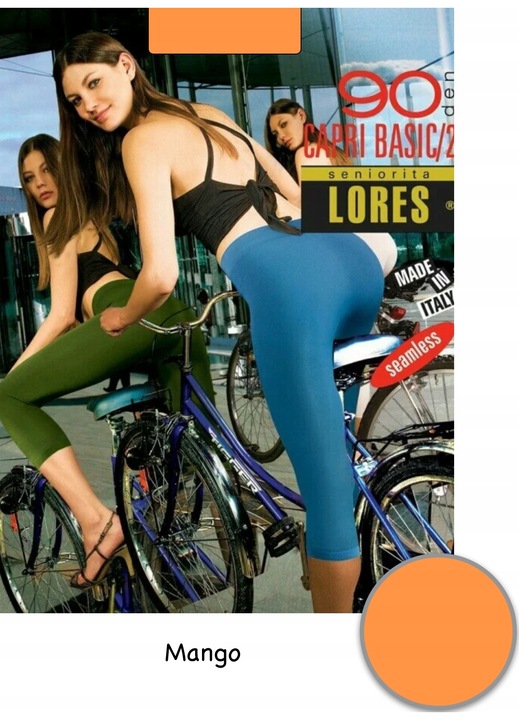 dama, Lores, 90 DEN, poliamida1`, Portocaliu, One Size