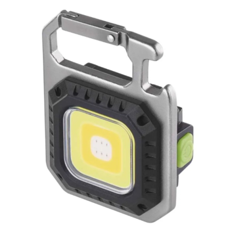 Фенер Emos P4714, Сив, LED 750lm, USB C, Battery Li-pol, 40m, IP44