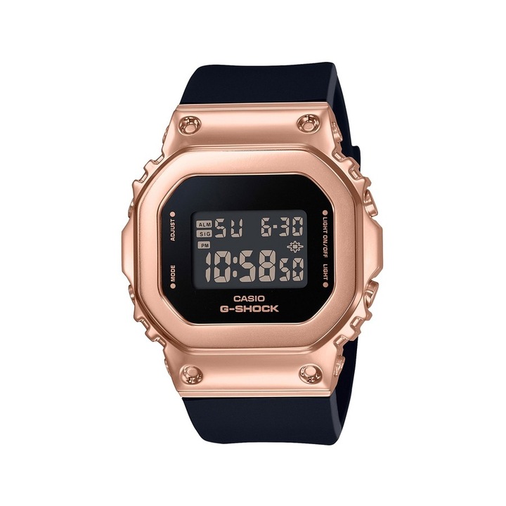 Дамски часовник Casio, G-Shock GM-S5600PG-1ER, Rosegold, Quartz