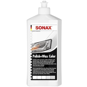 Polish cu Ceara pentru Culoarea Alba, Polish&Wax Nanopro, 500 ml, Sonax