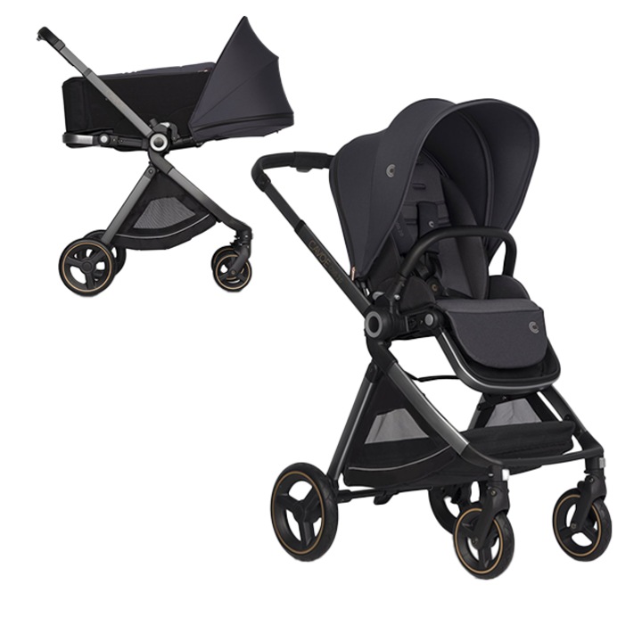 Бебешка количка, 2 в 1, кош Cocoon и Sport, Cavoe, Osis 2.0, Iron