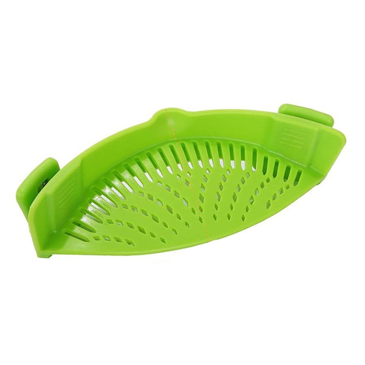 Strecuratoare ElastiX din silicon, flexibila, verde, 22.6 cm x 10 cm