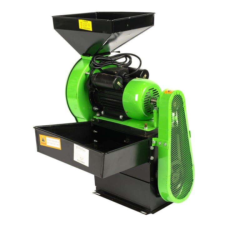 Moara electrica 3.5 KW cu ciocanele nr. 8 3in1 Micul Fermier