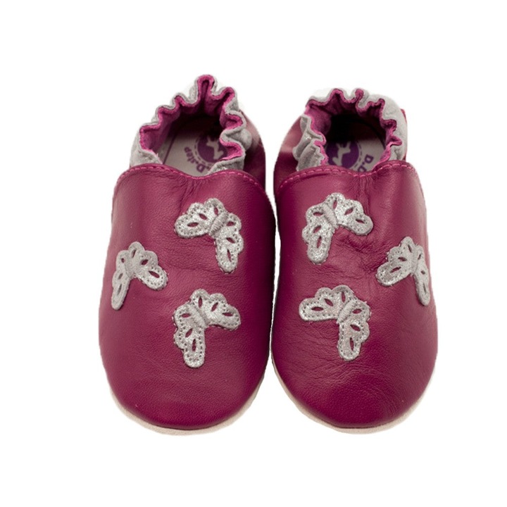 Botosei, D.D.step, cu banda elastica, model fluturi, K1596-12, Rosu