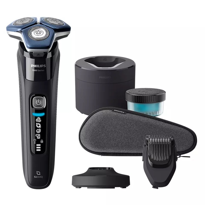 Самобръсначка PHILIPS series 7000 wet&dry SteelPrecision blades SkinIQ S7886/58