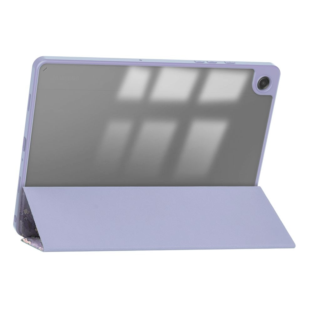 Husa Tech-Protect Smartcase Pen Hybrid compatibila cu Samsung Galaxy Tab A9 Plus 11 inch Violet Marble