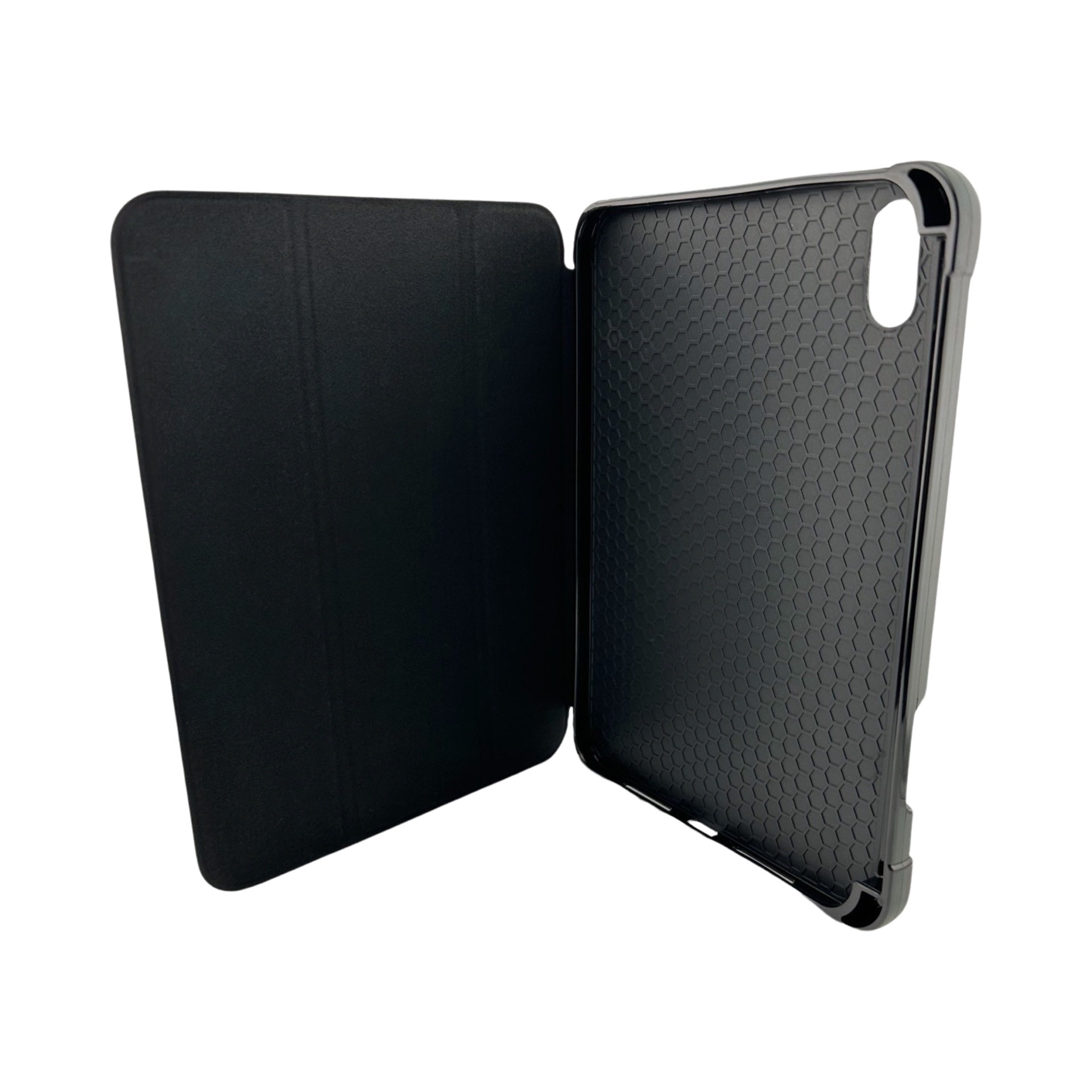 Husa protectie tableta, Silicon, Cu suport pentru Apple Pen, Compatibil cu Apple IPad mini 6, 8.3", Negru