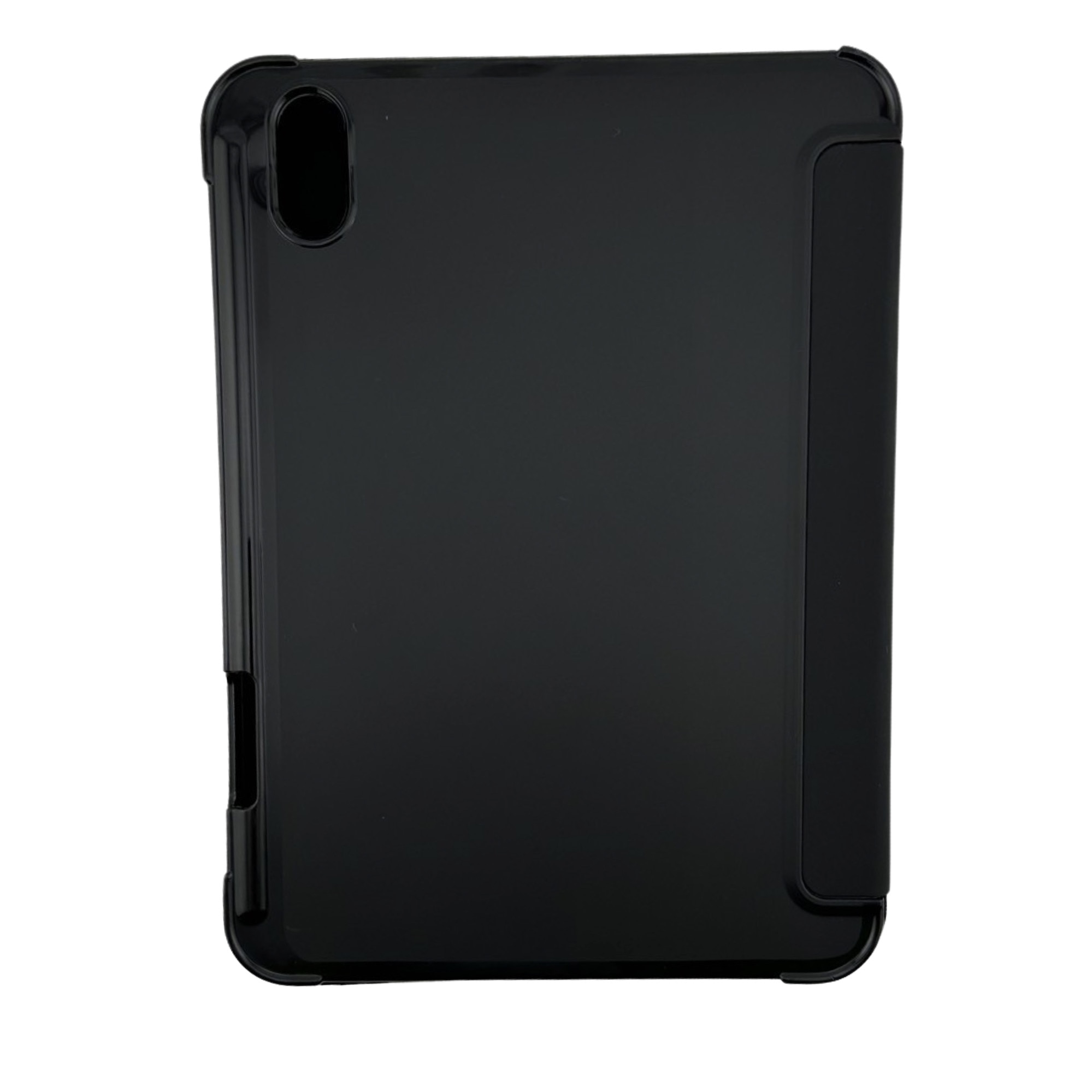 Husa protectie tableta, Silicon, Cu suport pentru Apple Pen, Compatibil cu Apple IPad mini 6, 8.3", Negru