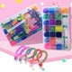 Set 4400 elastice de impletituri, Senmase, Cauciuc, Multicolor