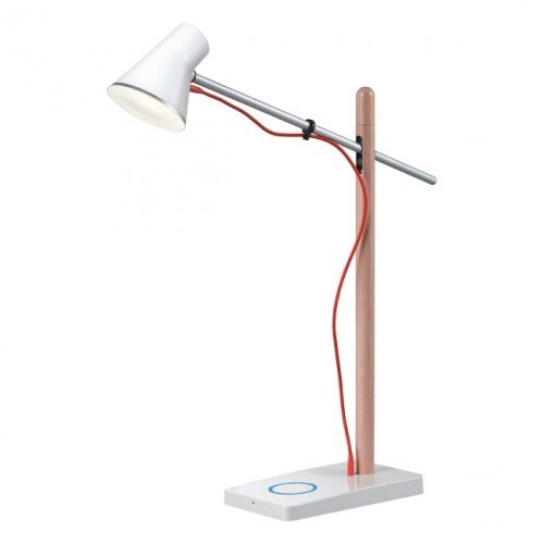 Настолна лампа Redo 01-1118, Бял, LED 5W, 470lm, 3000K, Dimmable, USB ...