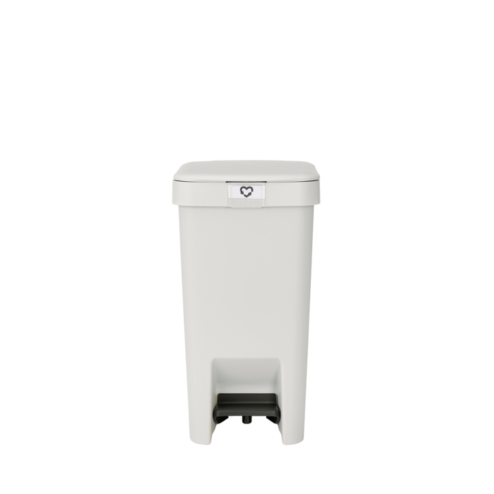 Кош за смет Brabantia StepUp 10L, Light Grey, С педал, Светло сив
