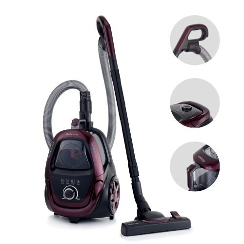 Aspirator fara sac, Rohnson R1260 Cyclone Tech, 850 W, 3L, putere reglabila, 5 etape de filtrare, HEPA H13, 80dB