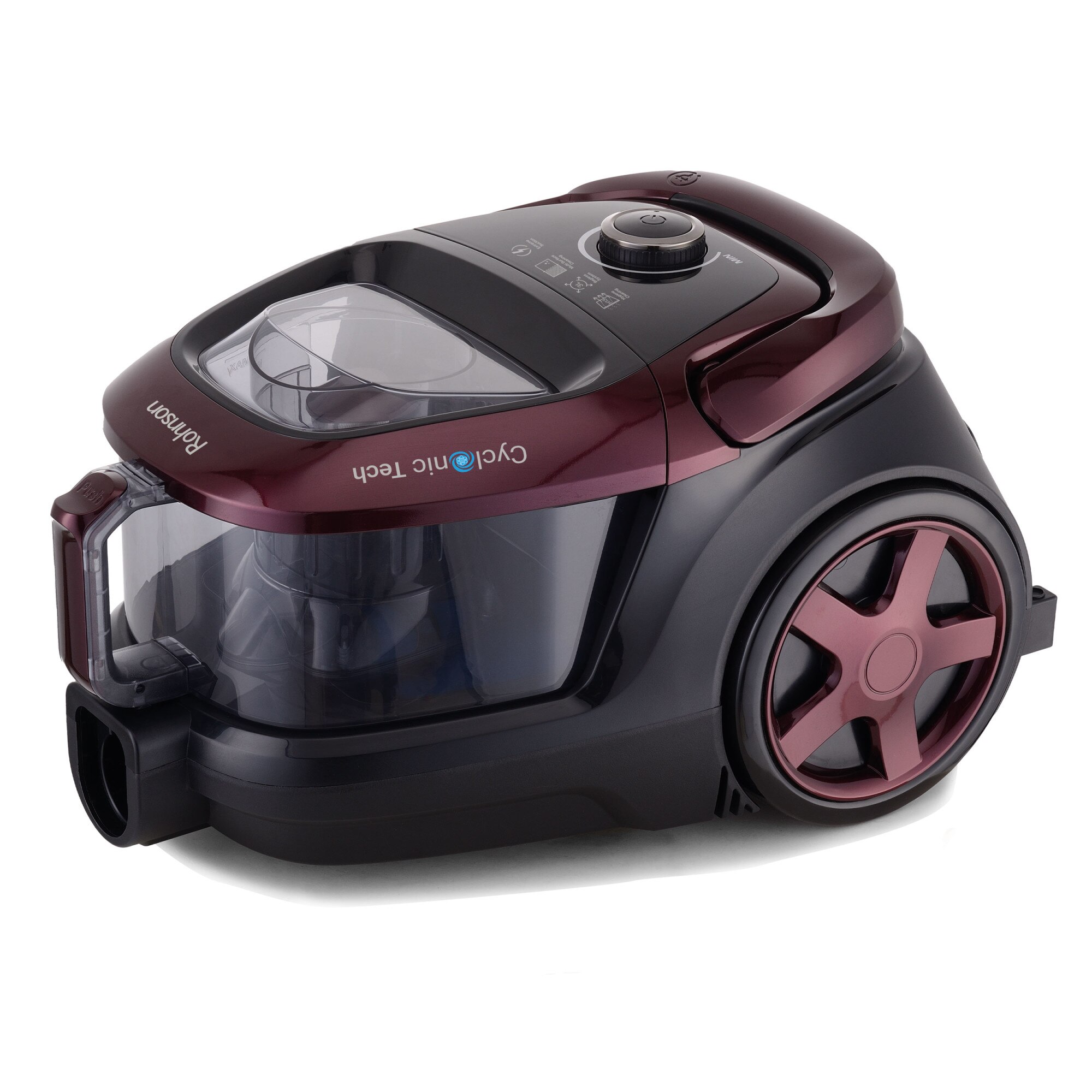 Aspirator fara sac, Rohnson R1260 Cyclone Tech, 850 W, 3L, putere reglabila, 5 etape de filtrare, HEPA H13, 80dB