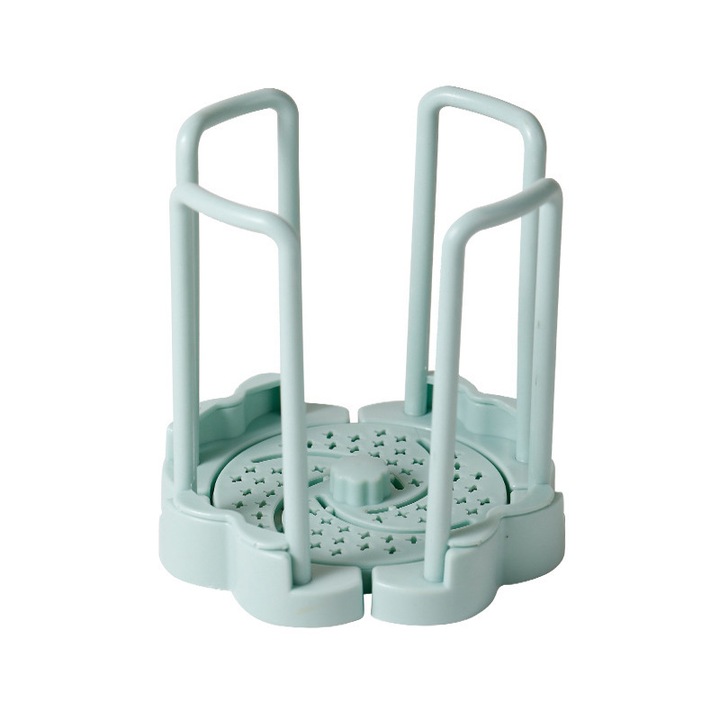 Suport de depozitare pentru bol de scurgere, Senmase, ABS, 19×15cm, Verde deschis