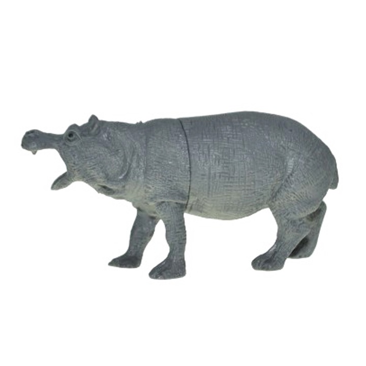 Figurina rinocel 10 cm Mini Junior BE091223-2, Gri