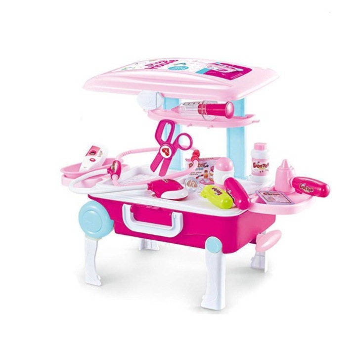 Geanta doctor, 2 in 1, 38x23,5x45 cm, Roz