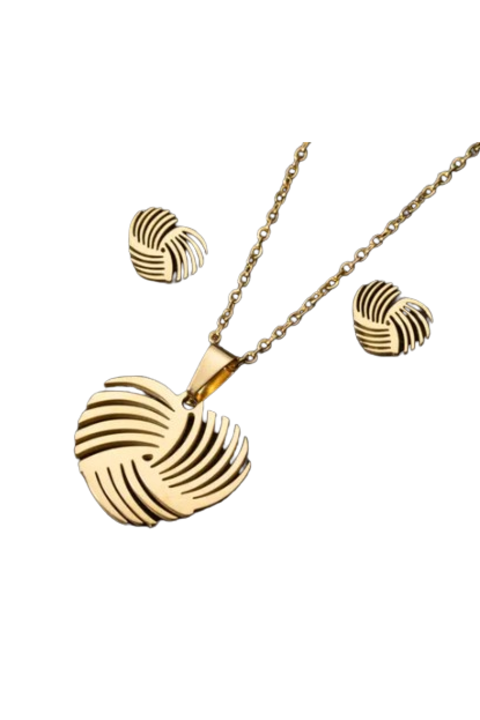 Set Colier si Cercei Inima