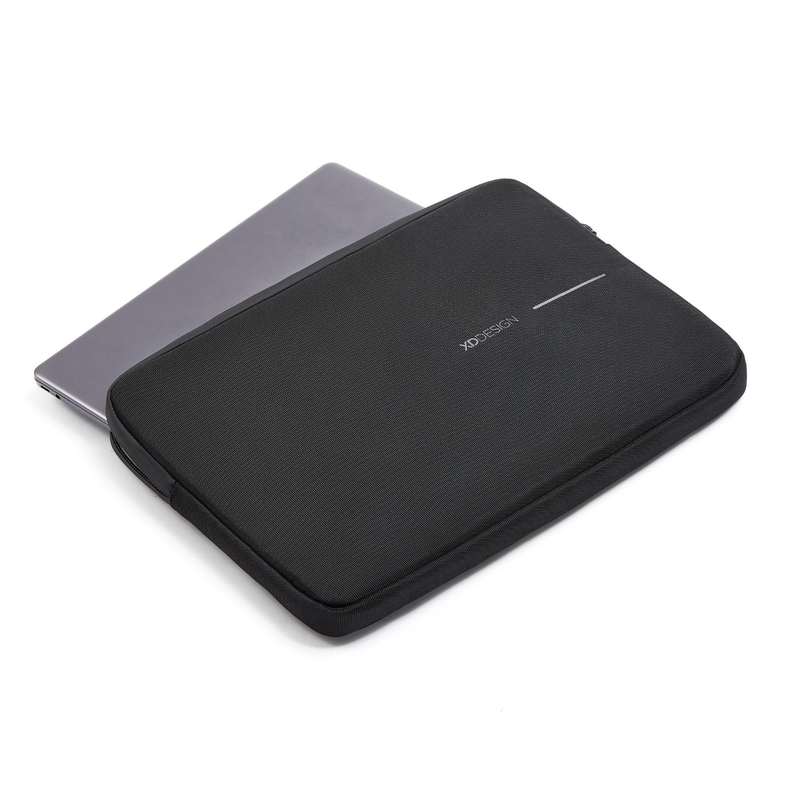 Husa laptop Apex, Ronic X by XD Design, premium, 14 inch, rezistenta la apa, interior fleece cu model, 24 x 2, 5 x 34, 5 cm, negru