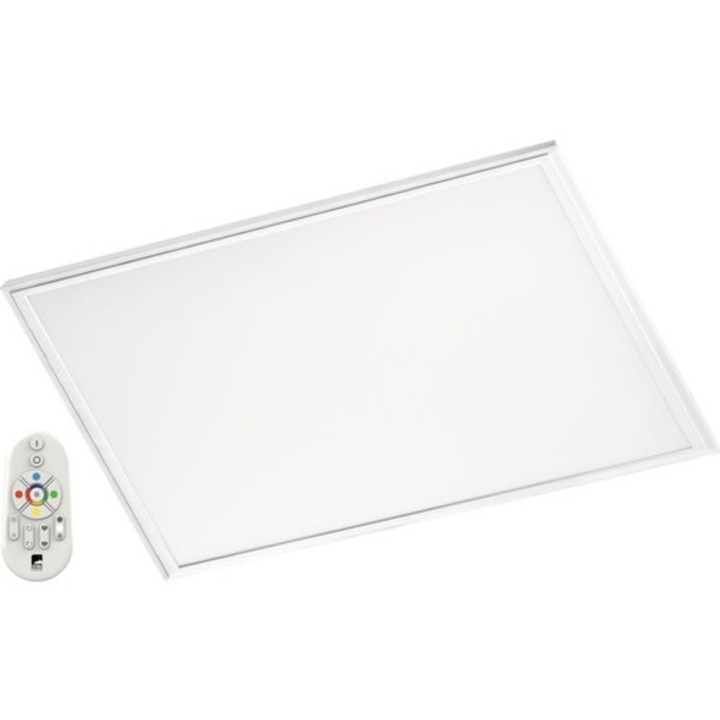 Set Eglo Crosslink Telecomanda Si Panou Cu Led Integrat 16w 2000 Lumeni 30x30 Cm, Montaj Incastrat, Lumina Rgb