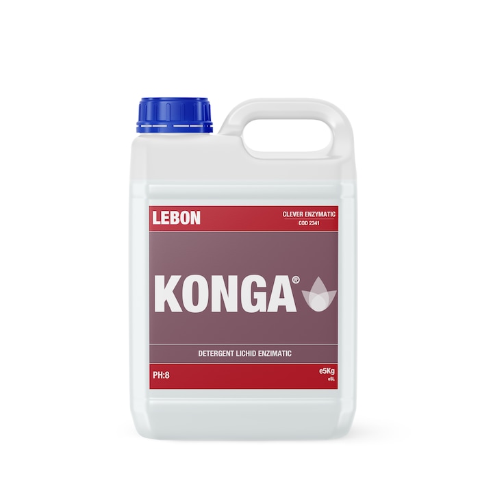 Mosószer enzimekkel, Orgonavirág illattal, 5L, Professzionális használatra 8 ml / kg ruhaneművel