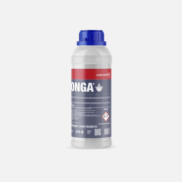 Detergent lichid cu enzime pentru rufe, Cu Parfum De Flori De Liliac, 1L, Automat, 24 spalari