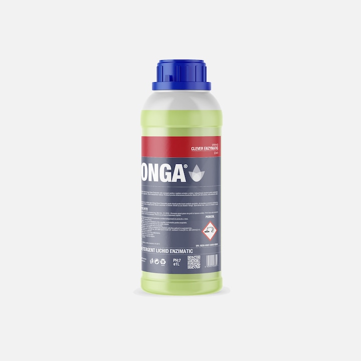 Detergent lichid cu enzime pentru rufe, Parfumat Flori Proaspat de Primavara, 1L, Automat, 24 spalari