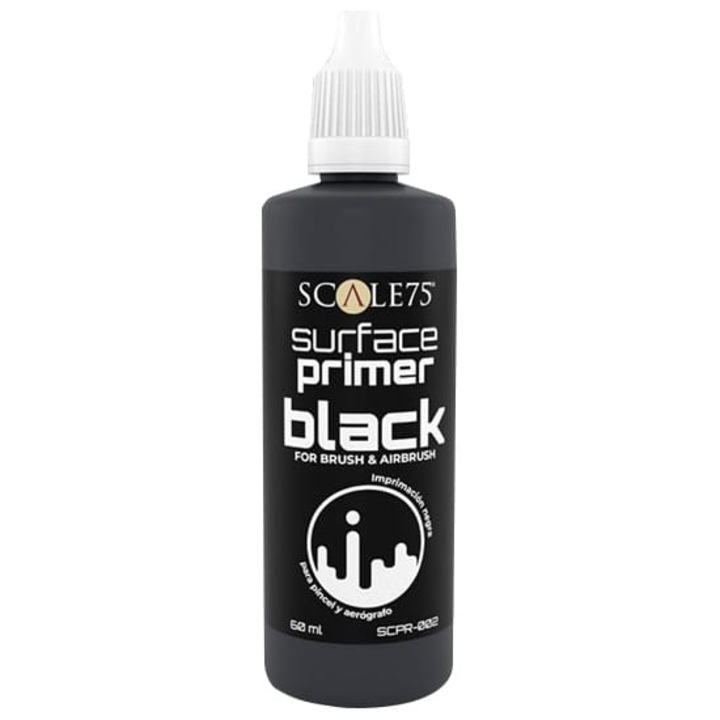 Alapozó festék SCPR-002 Black Ultramatte festékszóróhoz, Scale75, 60ml