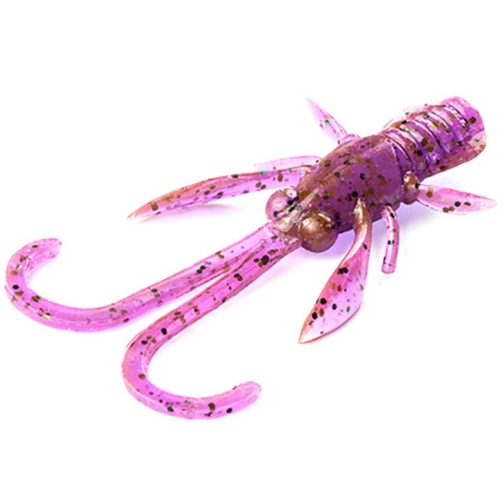 10 db FishUp Baffi Fly nimfa készlet 3,8 cm 016 Lox zöld és fekete, rák ízű, pisztránghoz, süllőhöz vagy tiszta horgászathoz