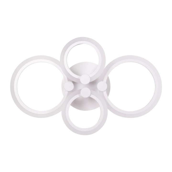 Plafoniera Pearl LED 58W 3CCT cu telecomanda, alb, Erste