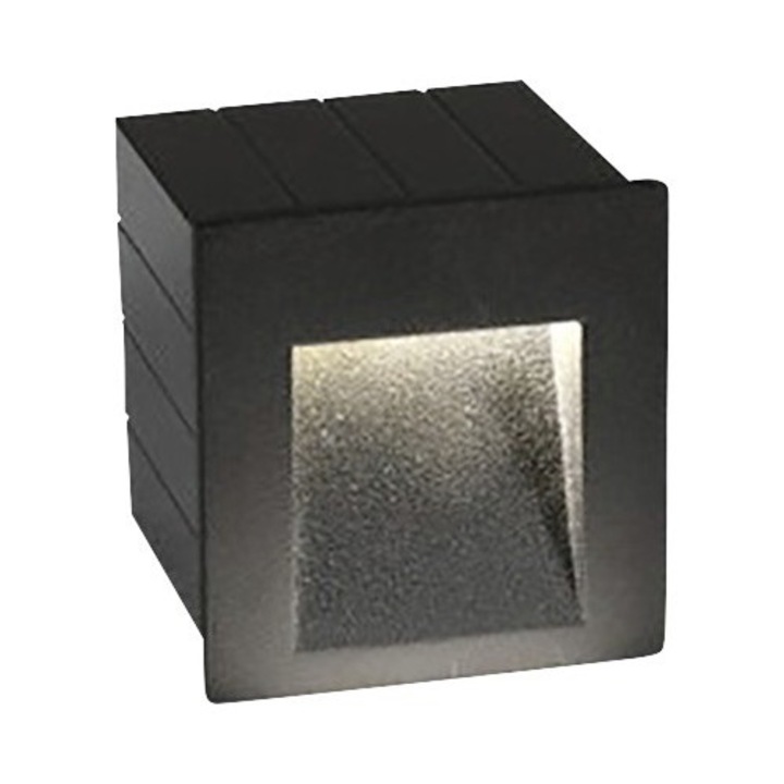 Spot Led Incastrat Step 3w 310 Lumeni 65x70 Mm Ip44, Nuanta Grafit