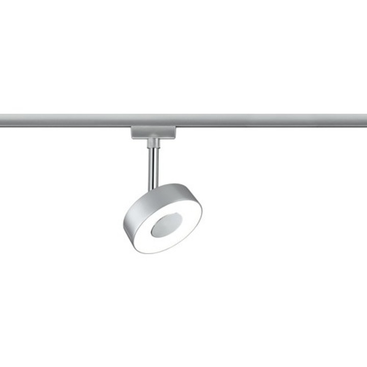 Spot Cu Led Integrat Pentru Sina Paulmann Urail Circle 5w 308 Lumeni, Crom Mat