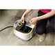 Aparat de curatat cu abur multifunctional Karcher SC 4 Deluxe, 2200 W, 4 bar, rezervor 1.3 l, kit curatare podea, accesorii curatare suprafete multiple, pudra de decalcifiere, 1.513-460.0, Alb/Negru